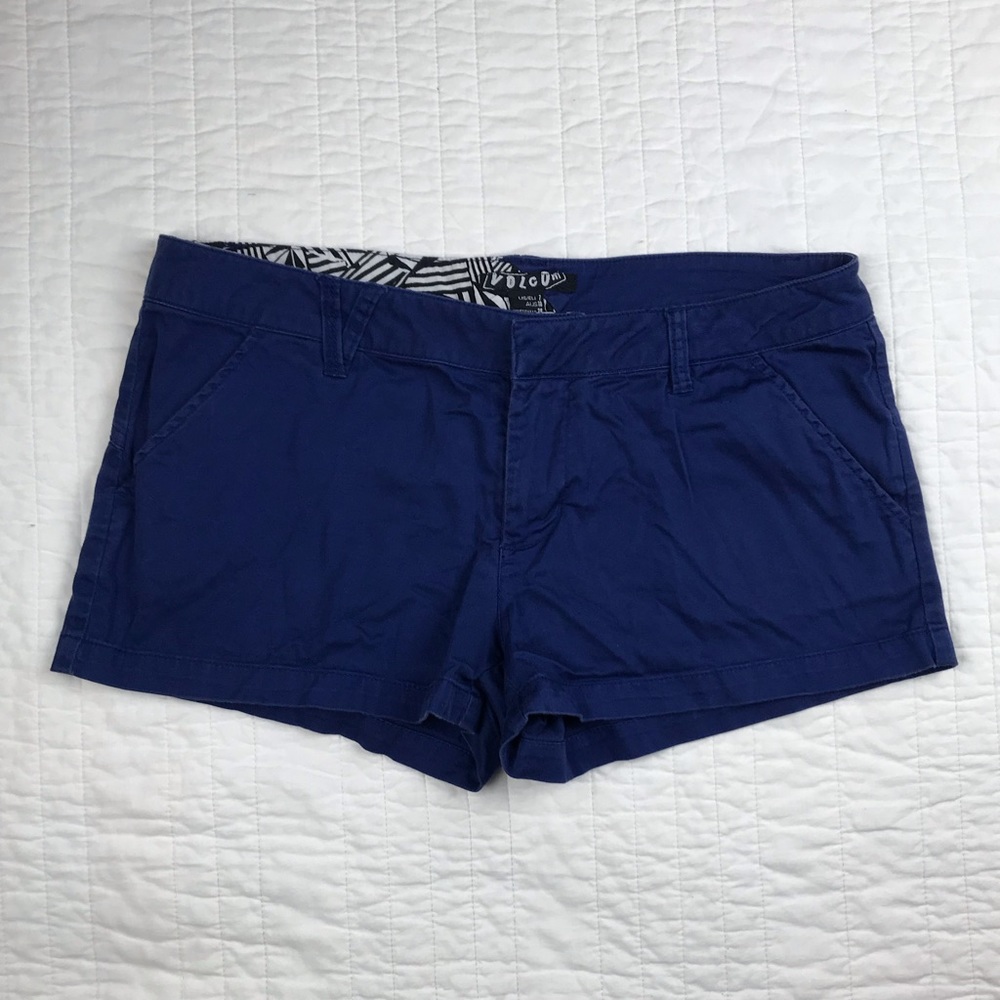 Volcom women’s blue shorts 7